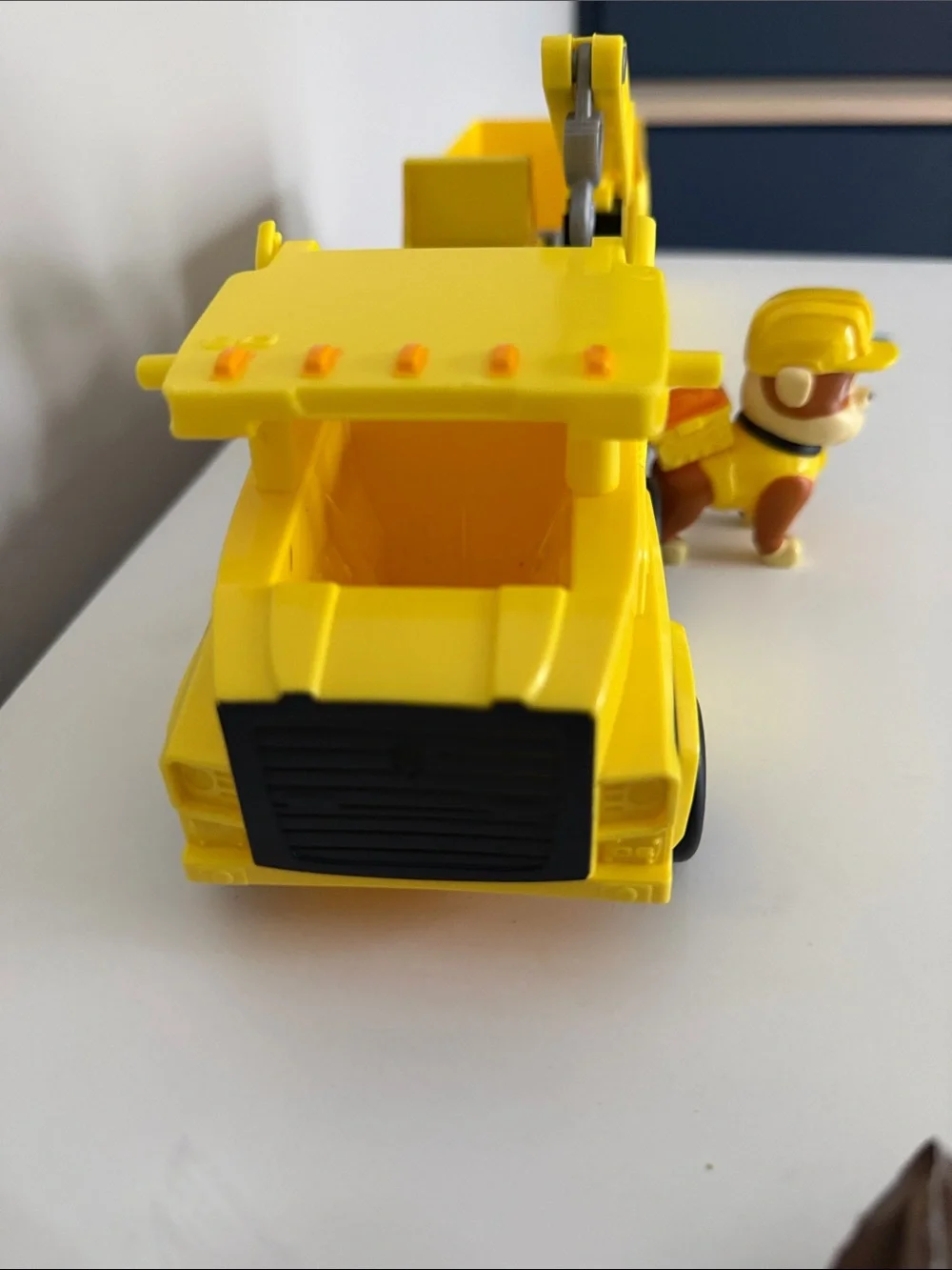 Paw Patrol Rubble Construction Truck & Figure - big truck pup